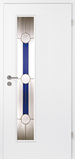 Holz-Diedrich GmbH - Türen-Spezialist - Zimmertüren weiss modern ALLER - Glas Tiffany T 30