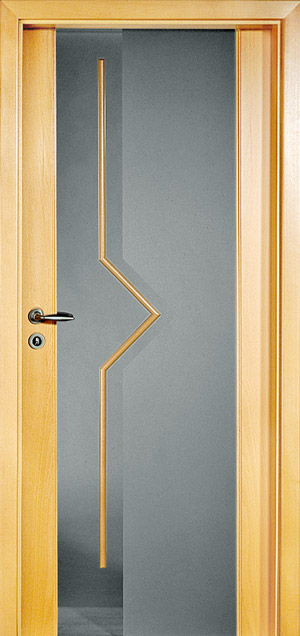 Holz-Diedrich GmbH - Türen-Spezialist - Zimmertüren - Holz-Glas-Türen - FULDA - Buche - Motiv H 1 Leiste Buche