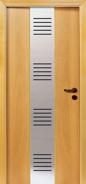 Holz-Diedrich GmbH - Türen-Spezialist - Zimmertüren - Holz-Glas-Türen - RHEIN - Buche - Motiv D 608 Negativ