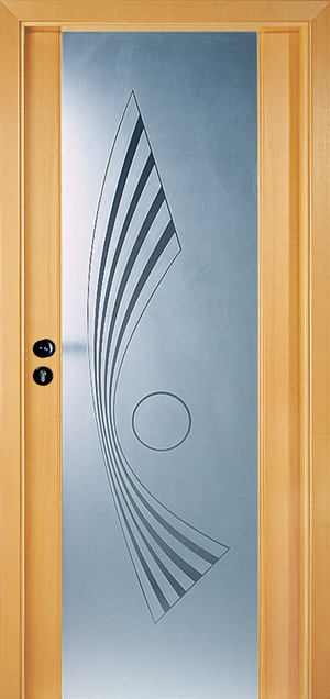 Holz-Diedrich GmbH - Türen-Spezialist - Zimmertüren - Holz-Glas-Türen - FULDA - Buche - Motiv D 405 Negativ
