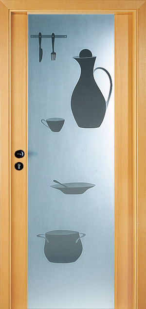 Holz-Diedrich GmbH - Türen-Spezialist - Zimmertüren - Holz-Glas-Türen - FULDA - Buche - Motiv D 413 Negativ