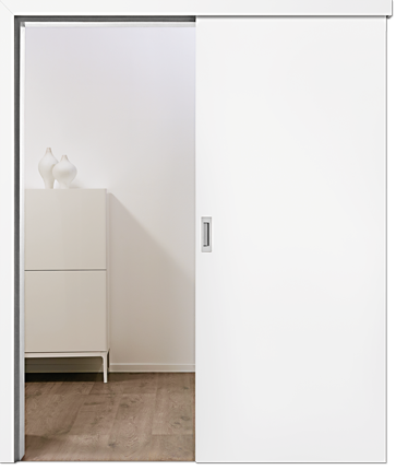 Holz-Diedrich GmbH - Türen-Spezialist - Zimmertüren - Schiebetüren - Holz-Schiebetür auf der Wand