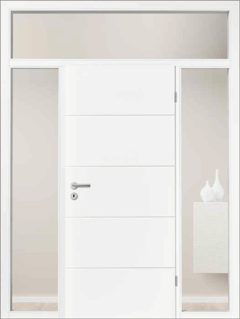 Holz-Diedrich GmbH - Türen-Spezialist - Zimmertüren - Modell-Varianten - Windfangelement mit Oberlicht und Seitenteilen