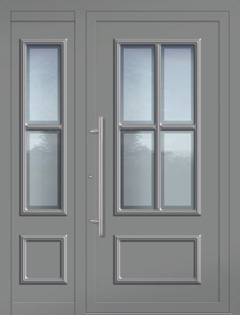Holz-Diedrich GmbH - Türen-Spezialist - Haustüren aus Aluminium - KLASSISCH - HD-A - D20205 mit Seitenteil