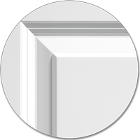 Holz-Diedrich GmbH - Türen-Spezialist - Zimmertüren - Stiltüren weiss - klassische Prägung - Ausschnitt Design